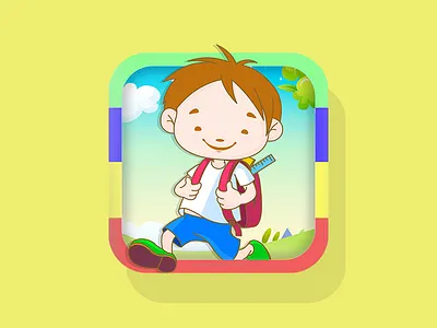 Kids Club icon club flat icon ios kids school study