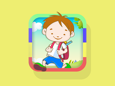 Kids Club icon club flat icon ios kids school study