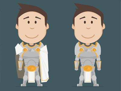 Hero - Work in Progress character hero illustration mograph mentor