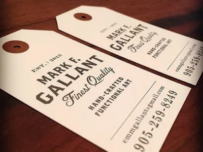 Business Card Design branding business cards classic crafty design hand crafted hand made northink tags traditional typography vintage
