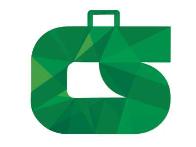 CS logo branding briefcase case logo