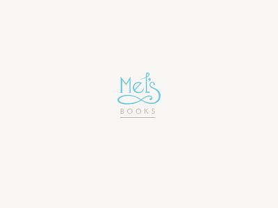 Mel's Books logo logo