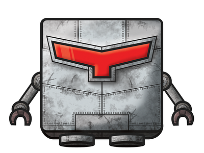 Jigswar Robot character design fingertapps game design illustration jigswar robot vector