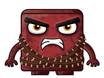 Jigswar Red character design fingertapps game design illustration jigswar red vector