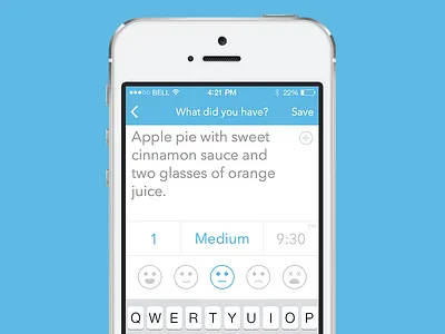 Bites app bites food iphone journal smile