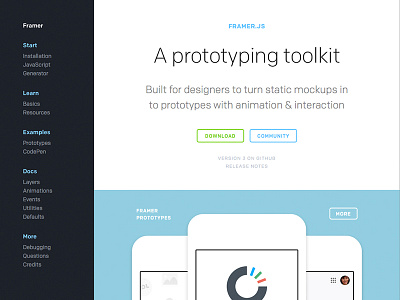 Framer 3 Homepage framer framer 3 framerjs interactive prototypes webdesign