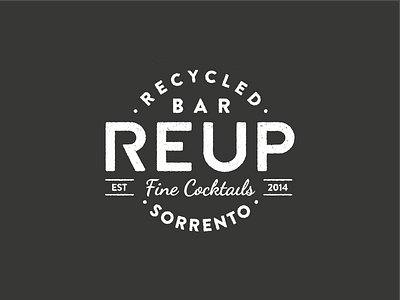 REUP - Recycled Bar - Opt.2 branding logo