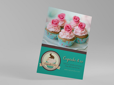 Sweet & Cupcake Flyer V2 a4 bakery cake chocolate cupcake flyer food letter modern special stylish sweet