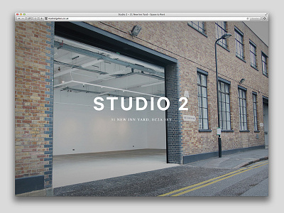 Studio 2 Website clean fullscreen responsive simple website