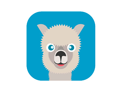 Scout the Alpaca alpaca animal cartoon cute mascot personification