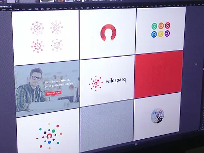 wildsparq Brand Exploration branding crappy exploration for logo sorry tilt