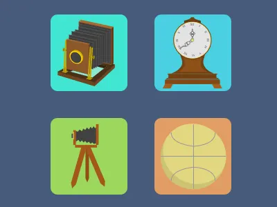 Hipster Homescreen Icons 2 homescreen icons ios