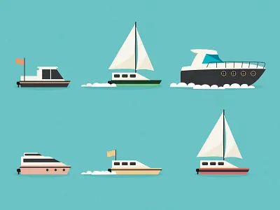 Boats - Funil map boats cruiser illustration map sail sailboat ship vector walkarounds