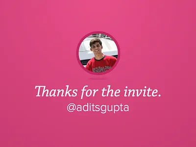 Thanks @aditsgupta invitation thanks