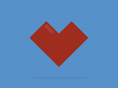 Heart flat heart