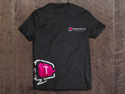 Mt Shirt branding crafta logo mock up modern. talking t shirt