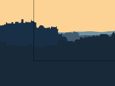 Edinburgh skyline - work in progress edinburgh skyline