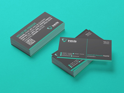 Inevis Gmbh Business card business card card frankfurt germany logo namecard