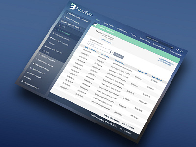 CRM Detail admin bank blur crm dashboard detail panel table