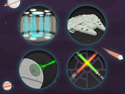 Star Wars vs. Star Trek Illo's