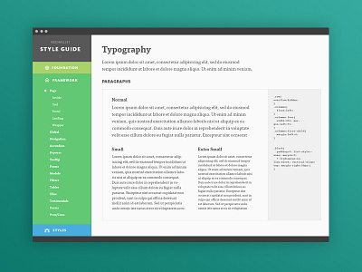 Nw Style Guide finance grid guide responsive style styleguide typography ui