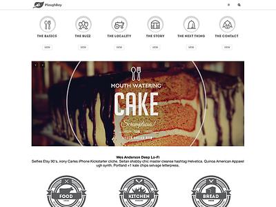 PloughBoy farmers market grocery store responsive