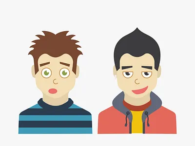 Sedoc Characters cartoon character design flat