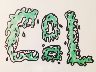 Cool doodle lettering