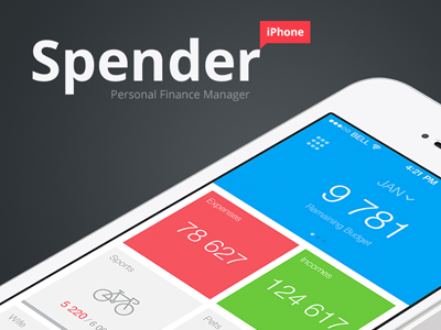 Finance manager iphone App budget expenses finance finances iphone windows