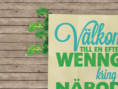 Vintage Invite beige blue green invite paper vector vintage