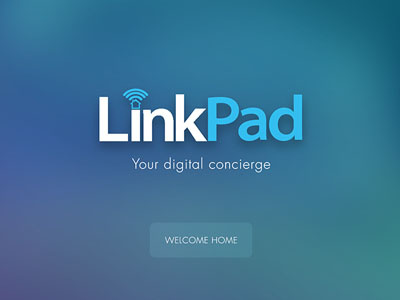 LinkPad™ UI design prototype smart home tablet ui ux