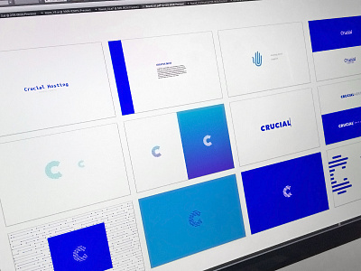 Crucial Hosting blue branding c crucial hosting tech technology web