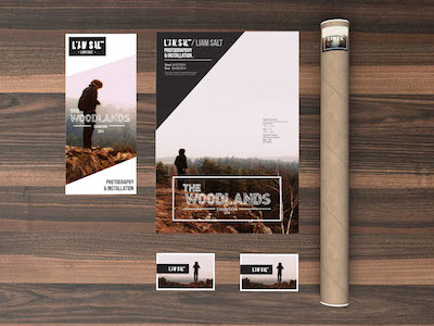 The Woodlands Exhibition art branding design direction graphics identity