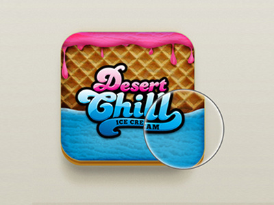 Desertchill IOS App Icon icecream icon ios iphone