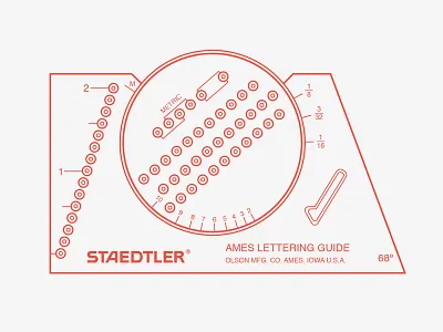 Lettering Guide blue print comics engineering lettering plastic technical tools type