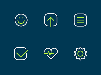 Health Dingbats dingbats health heart icons medical notes requests settings smile update