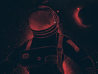 Space Traveller astronaut choppre cosmos galaxy space stars sun travel