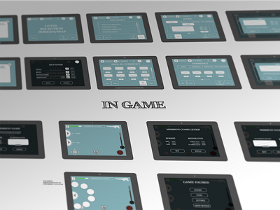 Game wire Frames wireframes