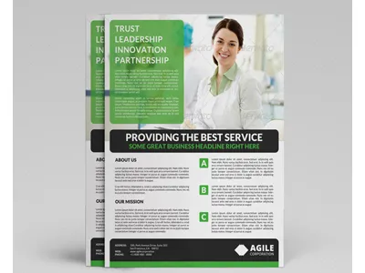 Corporate Flyer Template Vol 17 a4 ad advertising branding business business flyer colors corporate flyer flyer graphic river new template