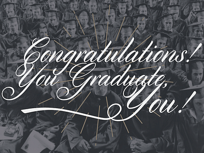 Graduation Card college grad graduate print university