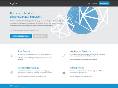 signy design flat sideproject signatures web design webdesign