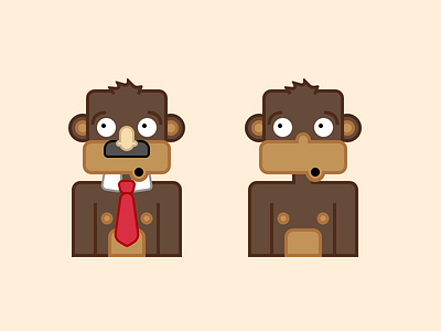 Monkeys brown game monkey simian