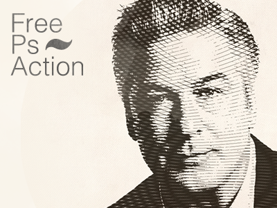 Freebie ~ Engraving Filter effect engrave engraving filter free freebie photoshop