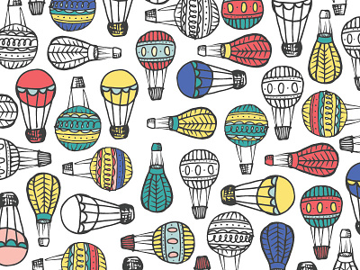 Hot Air Balloon Pattern avery davis hand drawn hot air balloon jasmine ellesse jasminellesse pattern photography by avery