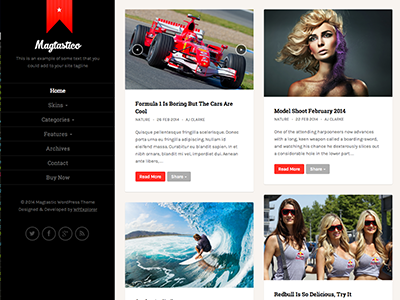 Masonry Wordpress Theme grid photography templates website wordpress wpexplorer