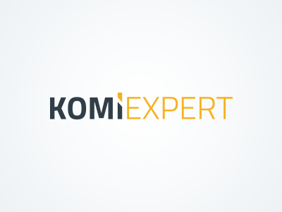 Komiexpert chimney logo yellow