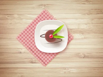 Dessert cake cherry dessert