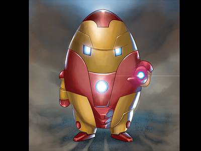 Iron Berry character design comics digital drawing illustration iron man ironberry marvel photoshop
