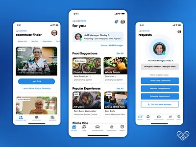 Upside - Housing for Health app branding location based logo ui ux