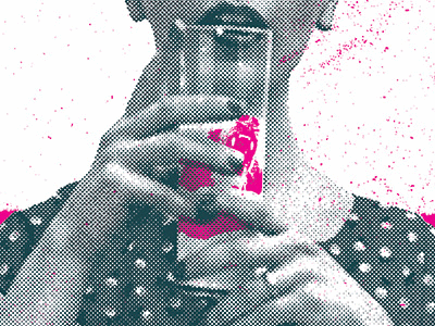 Sasquatch 2014 Music Festival: Pink Mountaintops gigposter halftone pnw poster sasquatch! music festival screenprint seattle